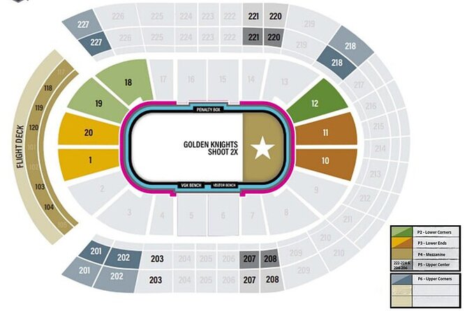 Vegas Golden Knights: NHL Hockey Tickets - Food, drinks, and the cold rink