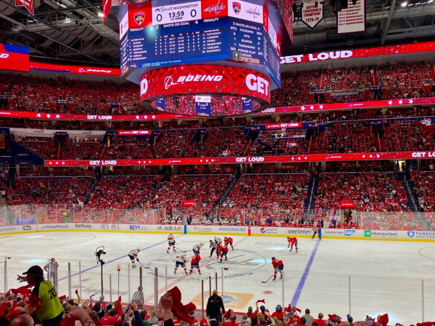 Washington, D.C.: Washington Capitals Ice Hockey Game Ticket - Food, drinks, and matchday extras