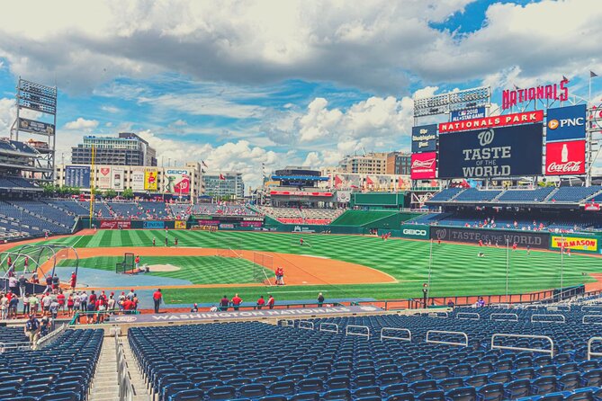 Washington Nationals Baseball Game Ticket at Nationals Park - Food, drinks, and the ballpark routine