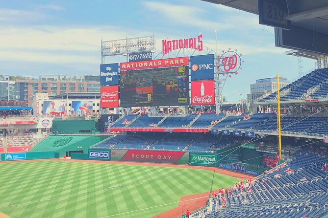Washington Nationals Baseball Game Ticket at Nationals Park - The atmosphere and the baseball experience